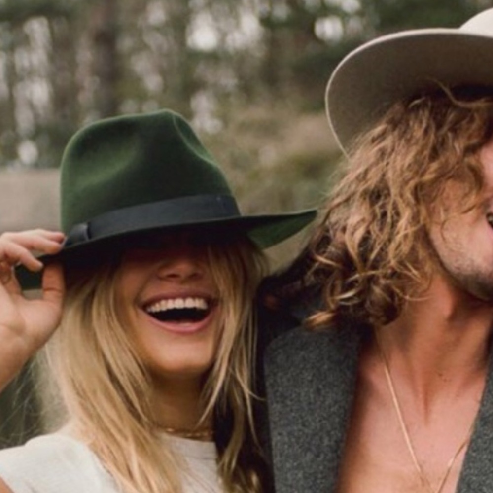 ISO Lack of Color Olive Green Silent Woods Fedora